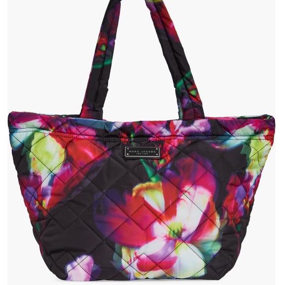 Marc Jacobs Handbags - Marc Jacobs Black Floral Tote Bag